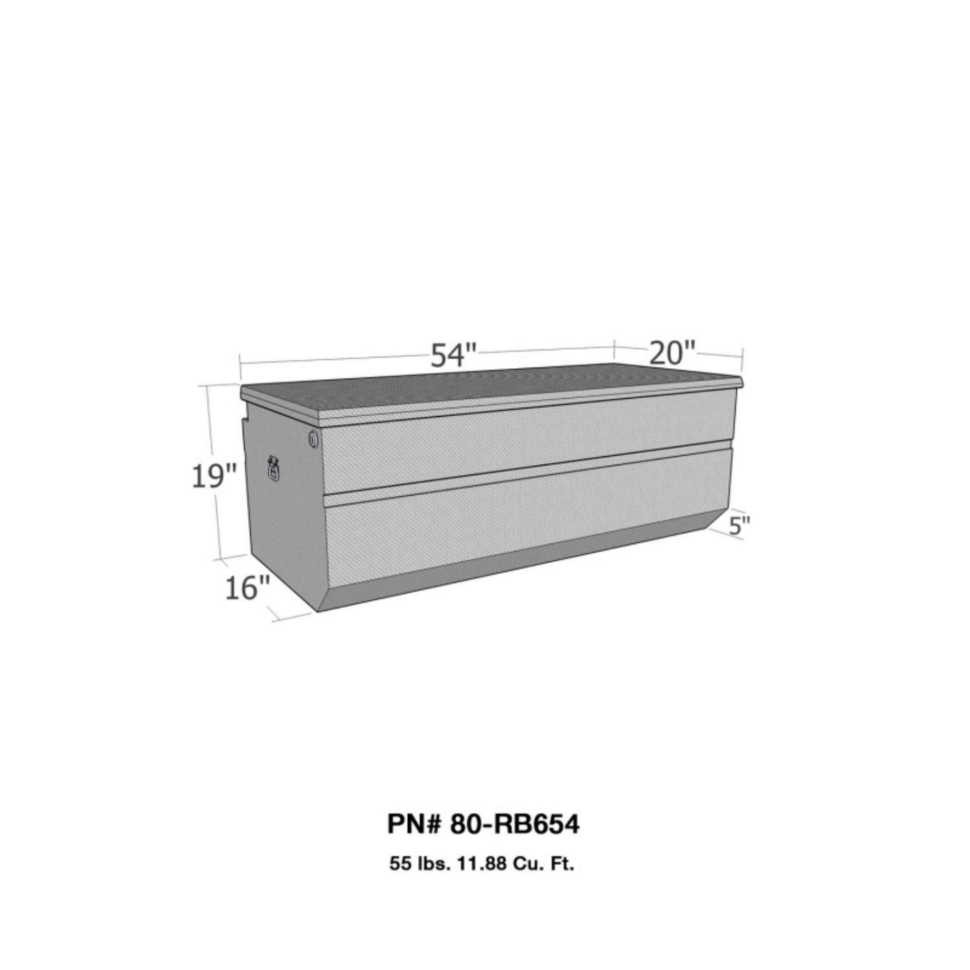 Picture of Westin-Brute Chest 54in - Aluminum