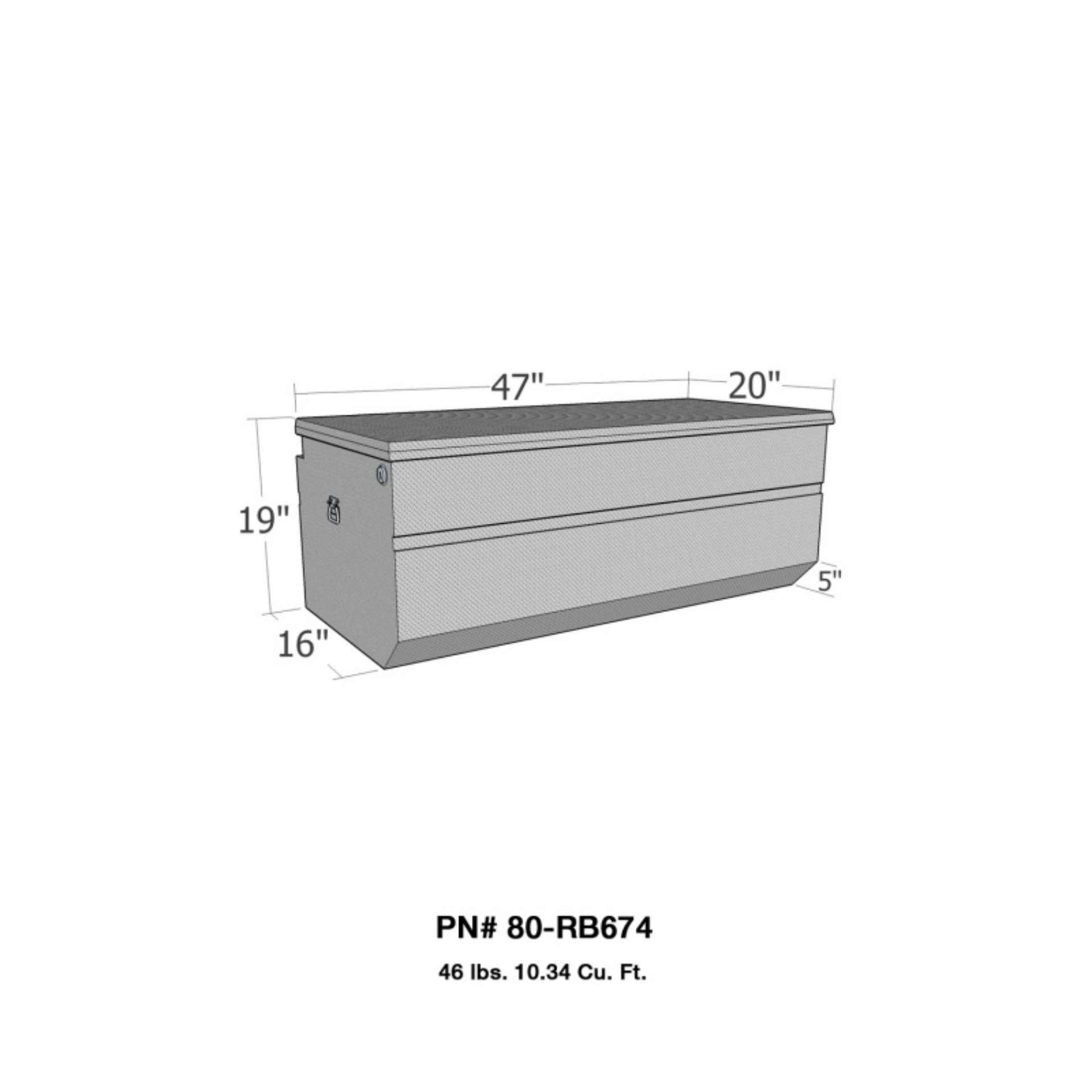 Picture of Westin-Brute Chest 47in - Aluminum