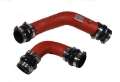 Picture of Injen 17-19 Honda Civic Type-R Aluminum Intercooler Piping Kit - Wrinkle Red