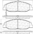 Picture of StopTech 08-14 Cadillac CTS Street Performance Front Brake Pads