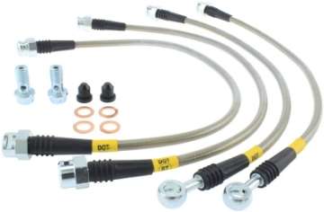 Picture of StopTech 08-17 Chevrolet Silverado 1500 Stainless Steel Rear Brake Lines