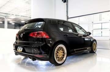 Picture of AWE Tuning Volkswagen GTI MK7-5 2-0T Track Edition Exhaust w-Diamond Black Tips 102mm