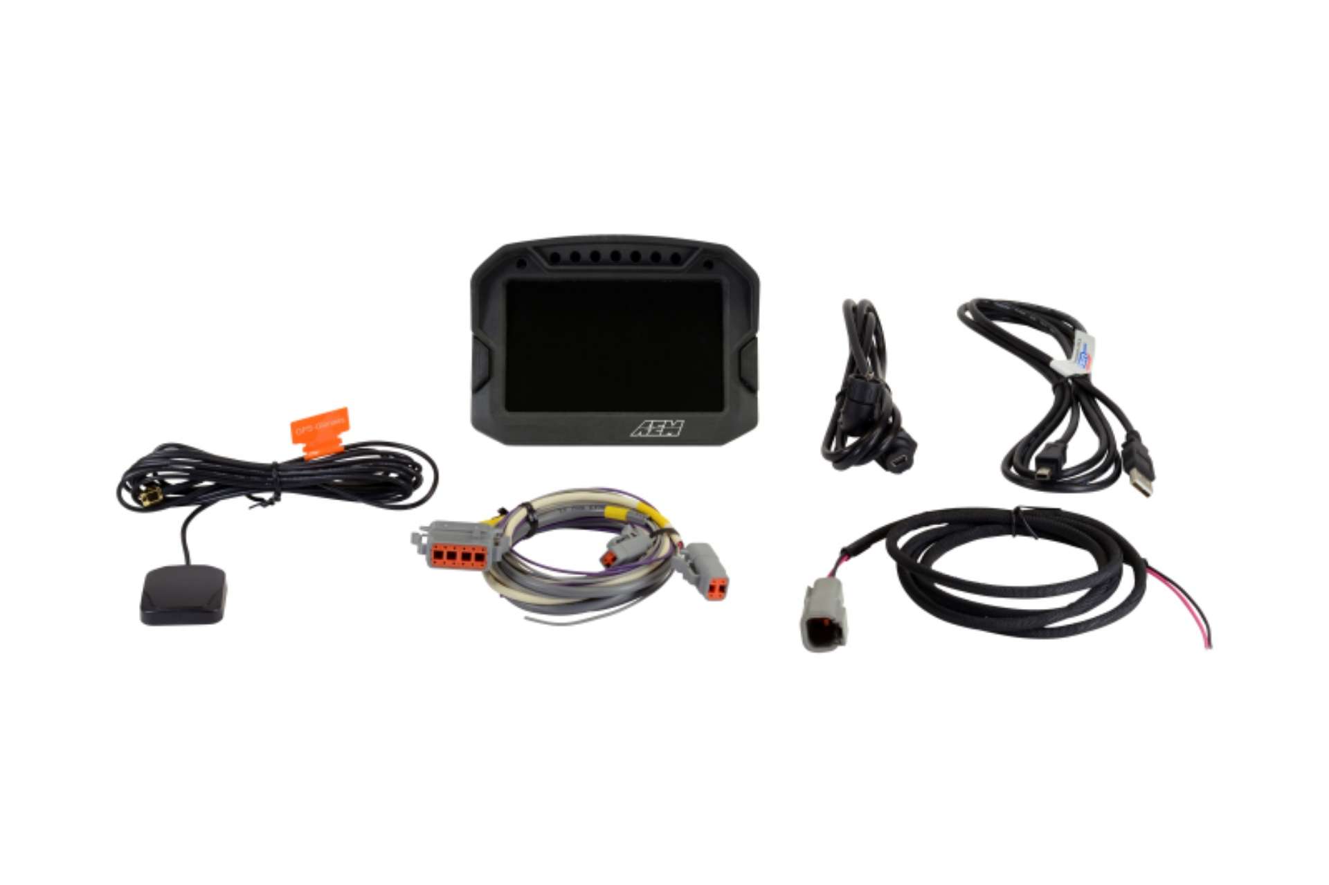 Picture of AEM CD-5LG Carbon Logging Digital Dash Display w- Internal 10Hz GPS & Antenna