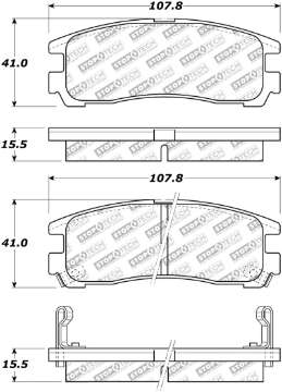 Picture of StopTech Street Select Brake Pads - Rear