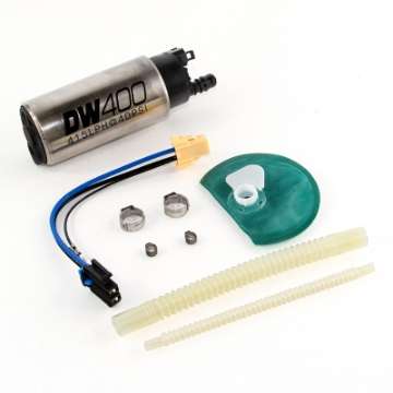 Picture of DeatschWerks 415LPH DW400 In-Tank Fuel Pump w- 9-1046 Install Kit 11-14 Ford Mustang V6-GT