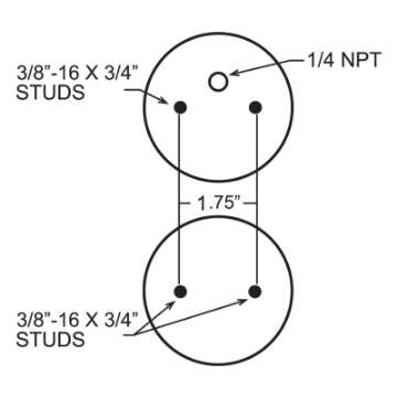 Picture of Firestone Ride-Rite Replacement Air Helper Spring For PN 6781 - 6782 - 6783 - 6784 W217606788