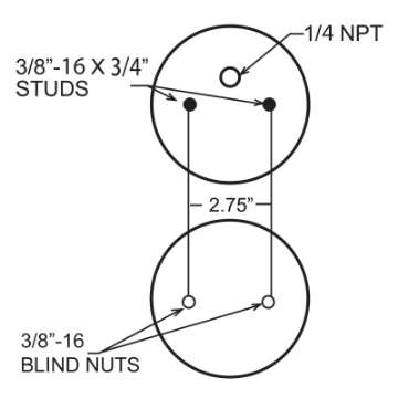 Picture of Firestone Ride-Rite Replacement Bellow 224C For Kit PN 0830-2080-2032-2068 W217606859