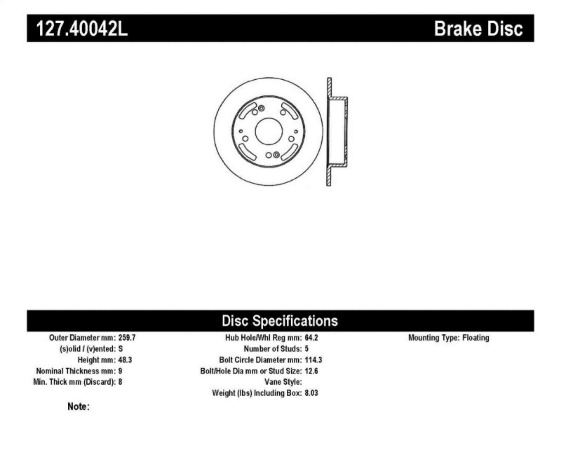 Picture of StopTech 02-06 Acura RSX Incl- Type S - 97-01 Integra Type R Slotted & Drilled Left Rear Rotor