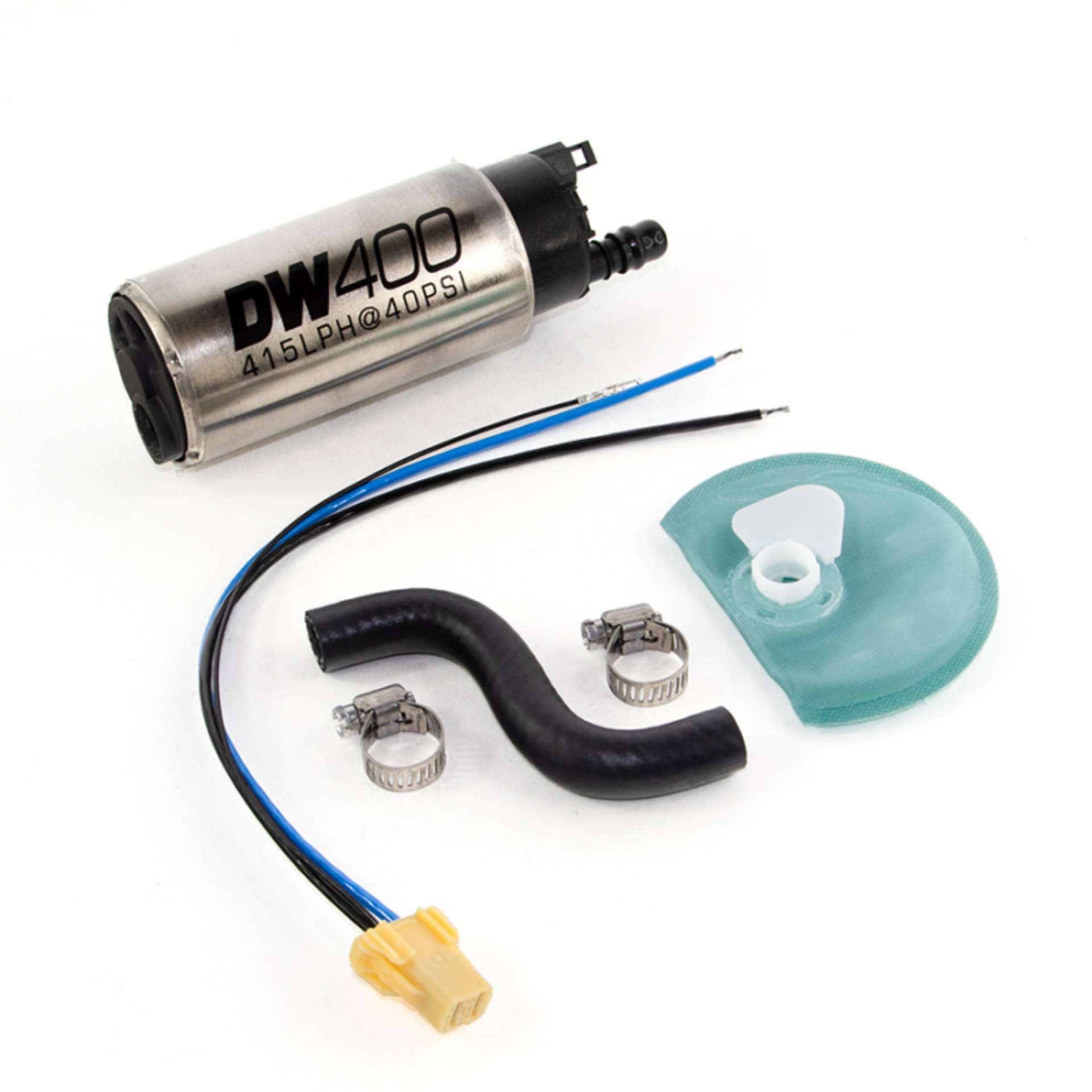 Picture of DeatschWerks 415LPH DW400 In-Tank Fuel Pump w- 9-1044 Install Kit 85-97 Ford Mustang Cobra