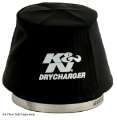 Picture of K&N Black Drycharger 6-25in Base ID - 4-375in Top ID - 4-125in Height Air Filter Wrap