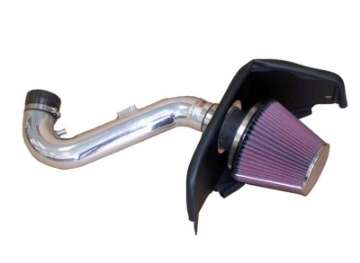 Picture of K&N 05-09 Ford Mustang V6 4-0L  Polished Typhoon Short Ram Intake