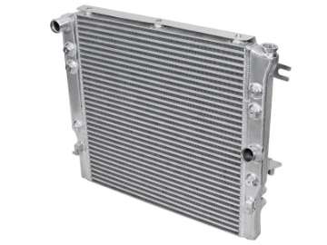 Picture of aFe BladeRunner GT Series Bar and Plate Radiator w- Black Hoses 12-18 Jeep Wrangler JK V6 3-6L