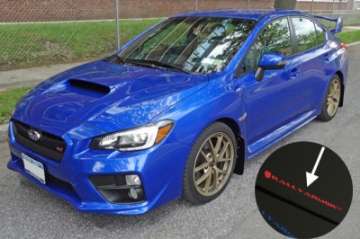 Picture of Rally Armor 15-21 Subaru WRX-STI Blue UR Mud Flap w-White Logo