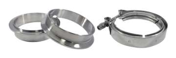 Picture of Torque Solution Stainless Steel V-Band Clamp & Flange Kit - 2-5in