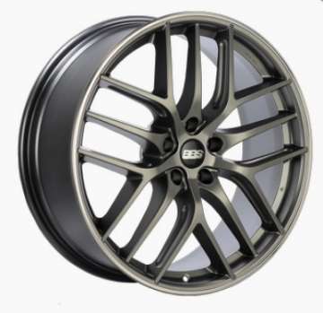 Picture of BBS CC-R 19x10 5x112 ET48 Satin Platinum Polished Rim Protector Wheel -82mm PFS-Clip Required