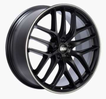 Picture of BBS CC-R 19x10 5x112 ET48 Satin Black Polished Rim Protector Wheel -82mm PFS-Clip Required