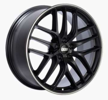 Picture of BBS CC-R 19x10 5x120 ET38 Satin Black Polished Rim Protector Wheel -82mm PFS-Clip Required