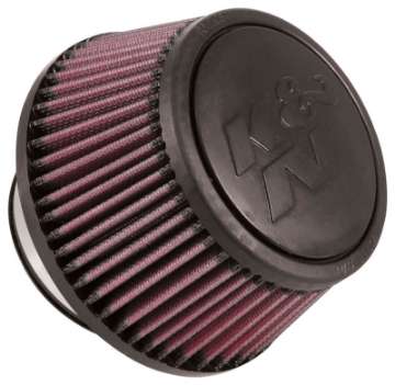 Picture of K&N Universal Round Clamp-On Air Filter 3in Flange ID x 6in Base OD x 4-625in Top OD x 3in Height