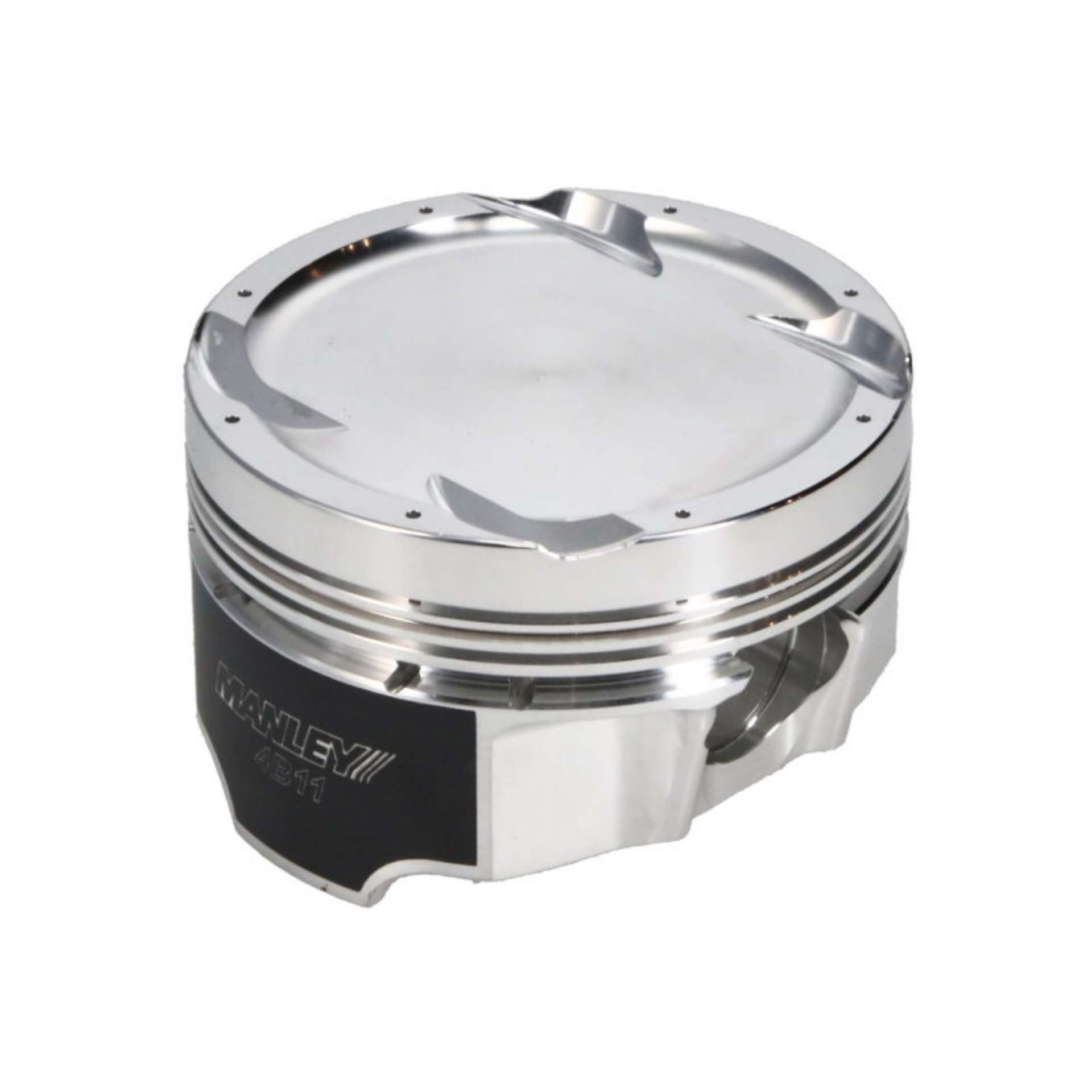 Picture of Manley 08+ Mitsubishi 4B11T 86mm STD -11cc Dome 9-0:1 CR Turbo Tuff Series Piston Set w- Rings