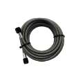 Picture of Snow Performance 15ft Braided Stainless Line Black w- -4AN Fittings NX Version