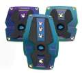 Picture of NRG Aluminum Sport Pedal M-T - Neochrome w-Black Rubber Inserts