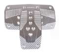 Picture of NRG Aluminum Sport Pedal A-T - Gunmetal w-Silver Carbon