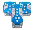 Picture of NRG Aluminum Sport Pedal M-T - Blue w-Silver Carbon