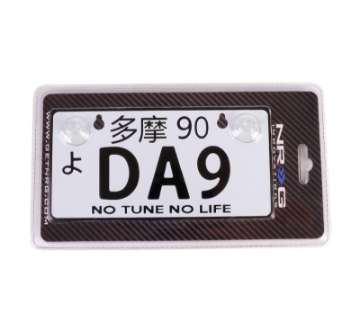 Picture of NRG Mini JDM Style Aluminum License Plate Suction-Cup Fit-Universal - DA9