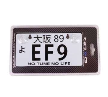 Picture of NRG Mini JDM Style Aluminum License Plate Suction-Cup Fit-Universal - EF9