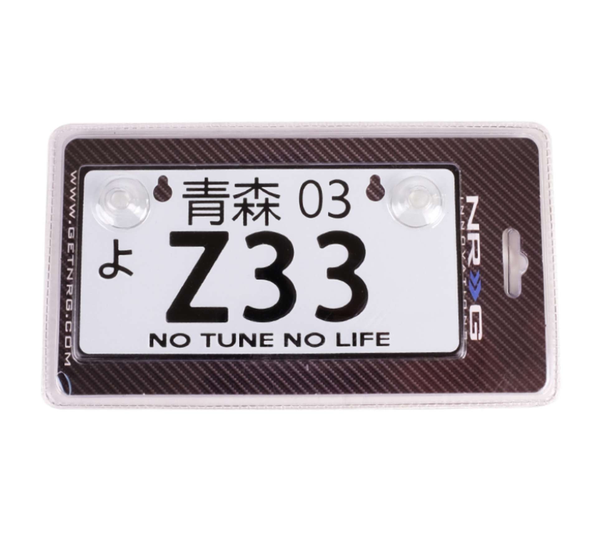 Picture of NRG Mini JDM Style Aluminum License Plate Suction-Cup Fit-Universal - Z33