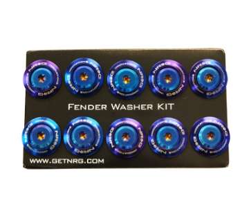 Picture of NRG Fender Washer Kit TI Series M6 Bolts For Plastic TI Burn Washer-TI Burn Screw - Set of 10