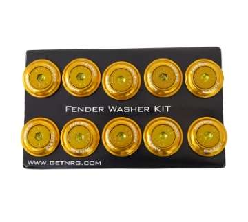 Picture of NRG Fender Washer Kit w-Color Matched M6 Bolt Rivets For Plastic Rose Gold - Set of 10