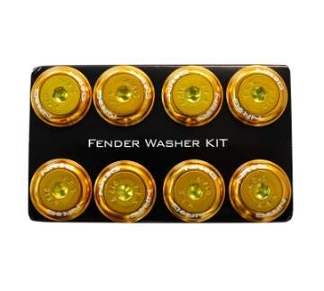 Picture of NRG Fender Washer Kit w-Color Matched M8 Bolt Rivets For Plastic Rose Gold - Set of 8