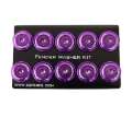 Picture of NRG Fender Washer Kit w-Color Matched M6 Bolt Rivets For Plastic Purple - Set of 10