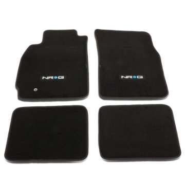 Picture of NRG Floor Mats - 03-05 Evo 8 Evolution Logo - 4pc