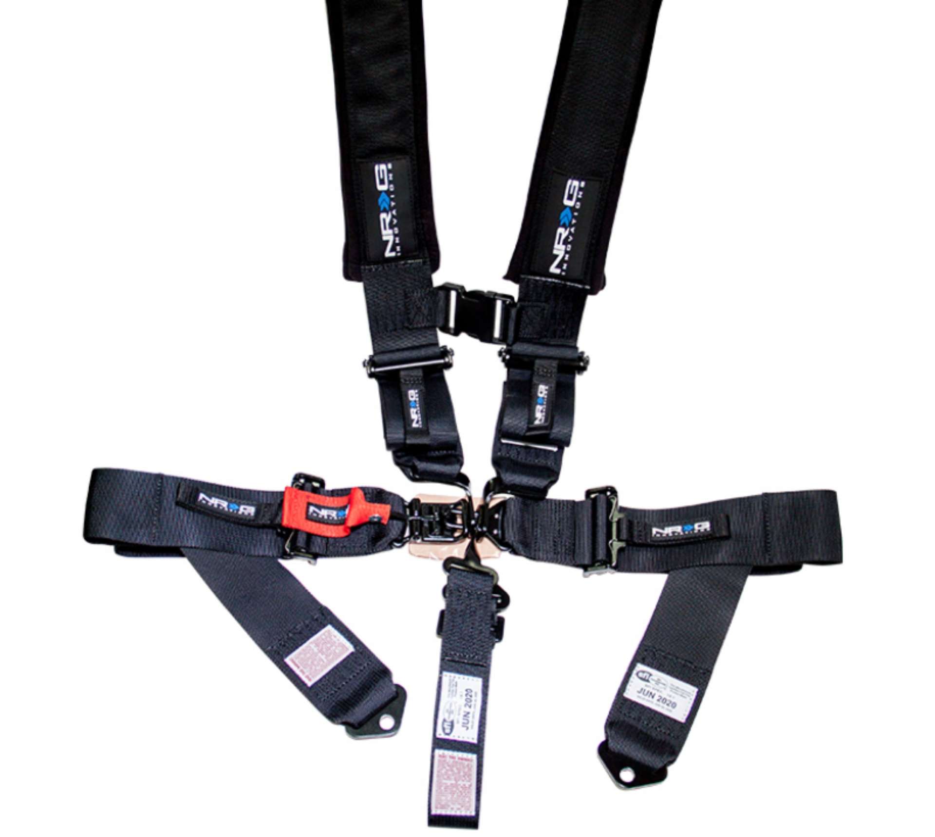 Picture of NRG SFI 16-1 5PT 3in- Seat Belt Harness - Latch Link - Black