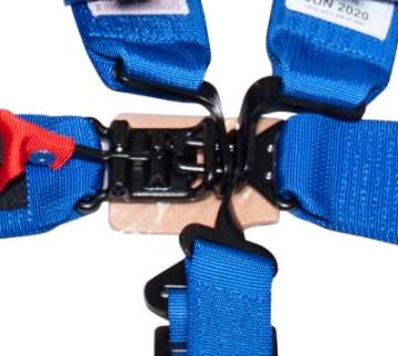 Picture of NRG SFI 16-1 5PT 3in- Seat Belt Harness - Latch Link - Blue