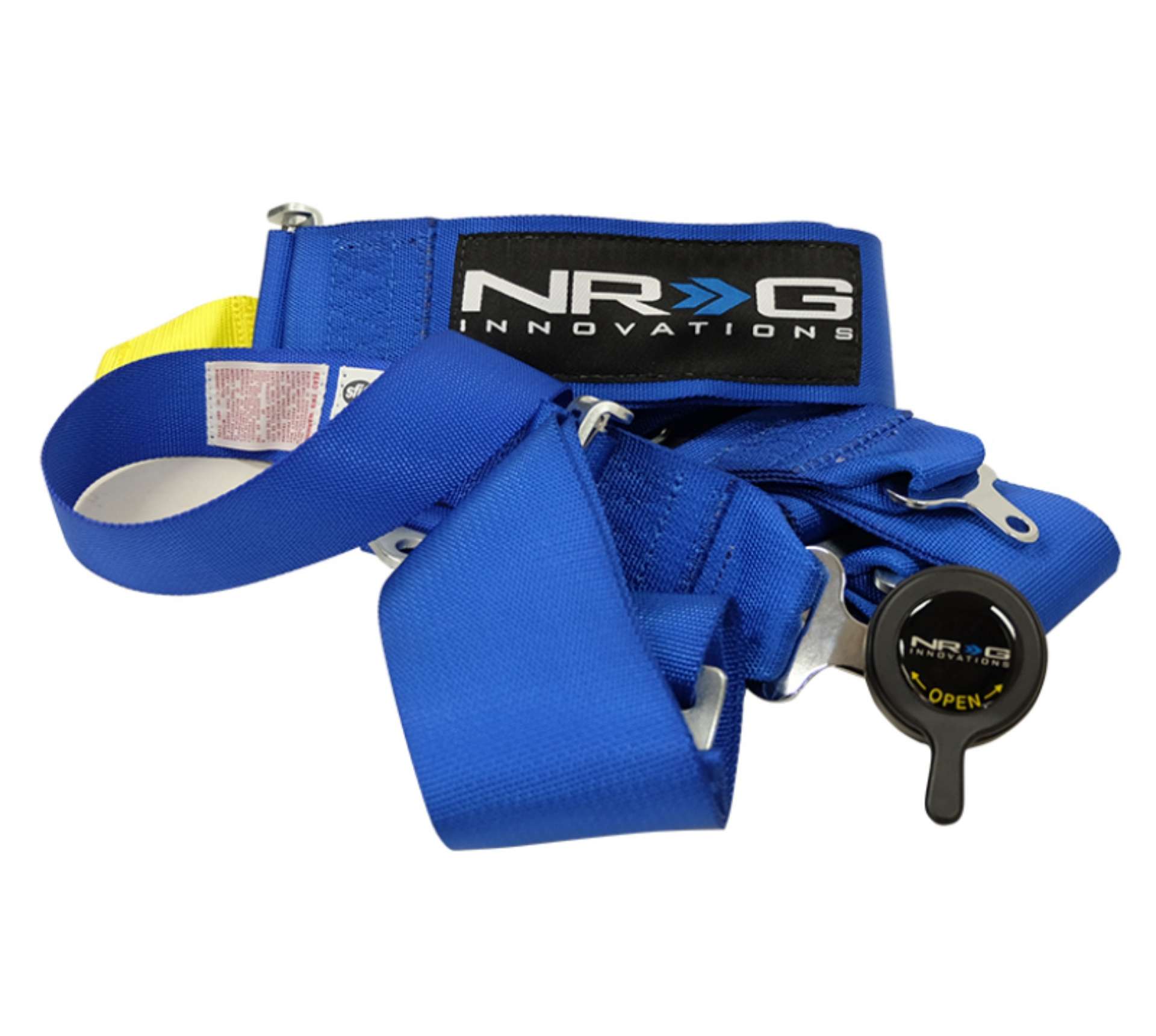 Picture of NRG SFI 16-1 5PT 3in- Seat Belt Harness - Cam Lock - Blue