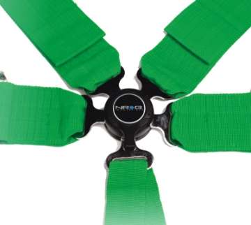 Picture of NRG 6PT 3in- Seat Belt Harness - Cam Lock - Green