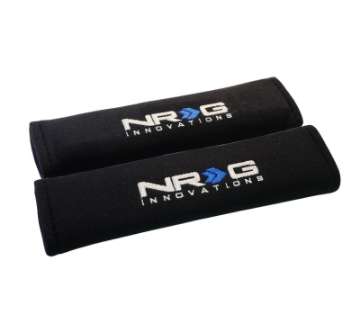 Picture of NRG Seat Belt Pads 2-7in- W x 11in- L Black Short - 2pc