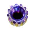 Picture of NRG 200 Series M12 X 1-25 Titanium Lug Nut Set - 21 Pc w-Lock Key Socket - Neochrome