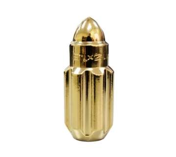 Picture of NRG 500 Series M12 X 1-5 Bullet Shape Steel Lug Nut Set - 21 Pc w-Lock Key - Chrome Gold