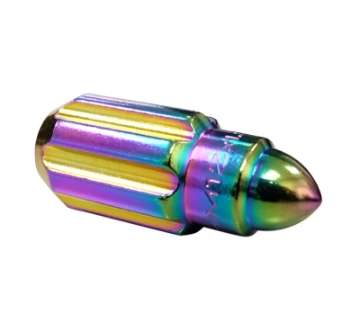 Picture of NRG 500 Series M12 X 1-5 Bullet Shape Steel Lug Nut Set - 21 Pc w-Lock Key - Neochrome