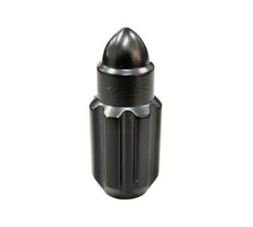 Picture of NRG 500 Series M12 X 1-5 Bullet Shape Steel Lug Nut Set - 21 Pc w-Lock Key - Black