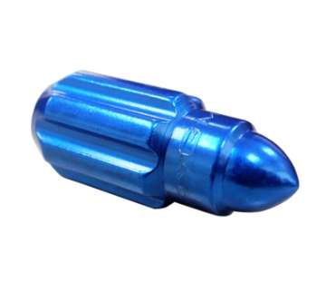 Picture of NRG 500 Series M12 X 1-5 Bullet Shape Steel Lug Nut Set - 21 Pc w-Lock Key - Blue