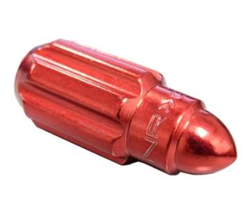 Picture of NRG 500 Series M12 X 1-5 Bullet Shape Steel Lug Nut Set - 21 Pc w-Lock Key - Red