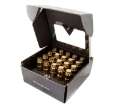 Picture of NRG 700 Series M12 X 1-5 Steel Lug Nut w-Dust Cap Cover Set 21 Pc w-Locks & Socket - Chrome Gold