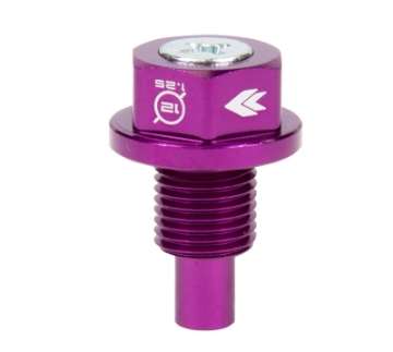 Picture of NRG Magnetic Oil Drain Plug M12X1-25 Infiniti-Lexus-Nissan-Toyota - Purple