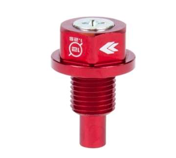 Picture of NRG Magnetic Oil Drain Plug M12X1-25 Infiniti-Lexus-Nissan-Toyota - Red