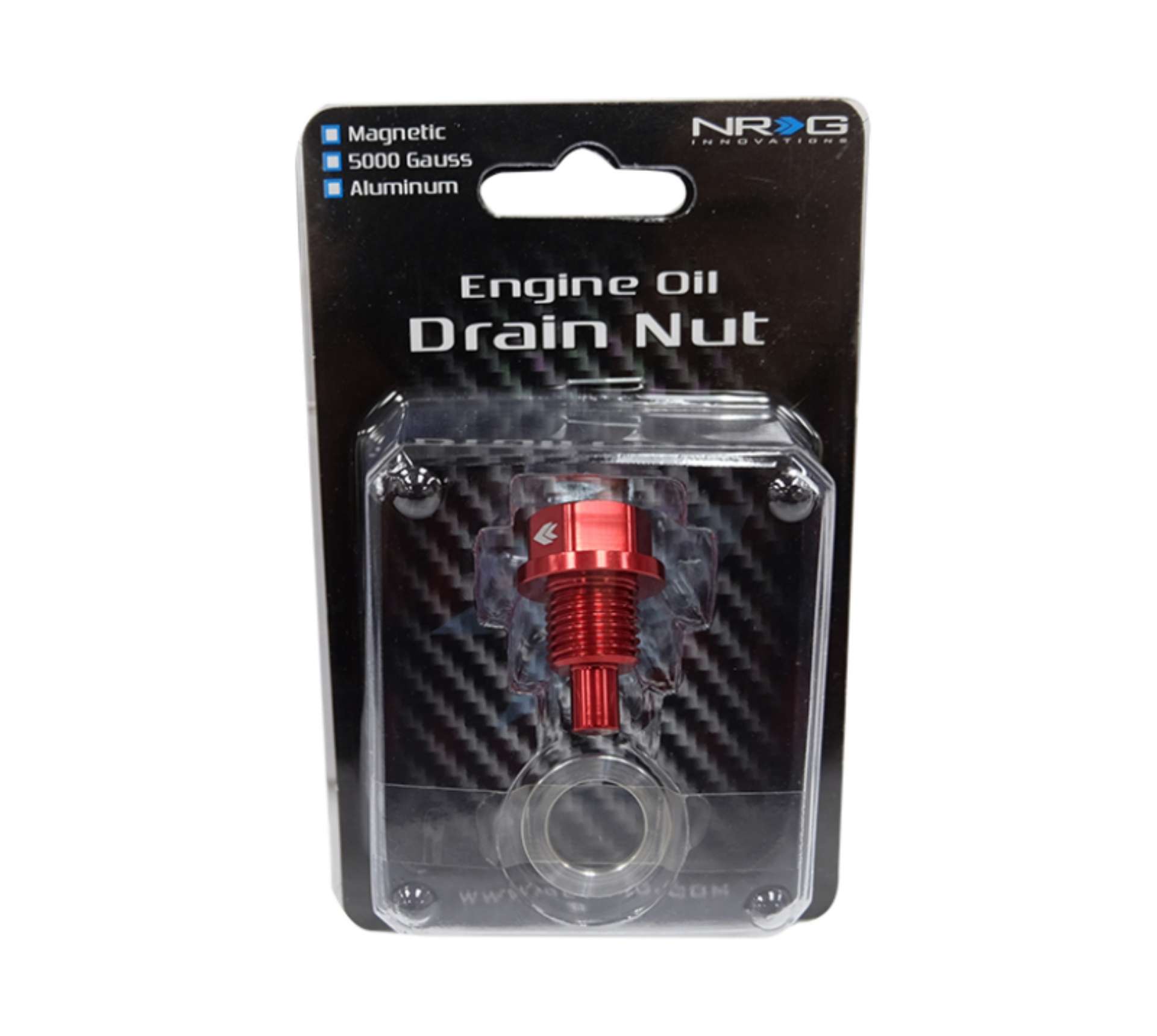 Picture of NRG Magnetic Oil Drain Plug M14X1-5 Acura-Honda-Mazda-Mitsubishi - Red